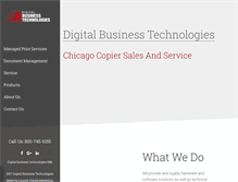 Tablet Screenshot of chicagocopiers.com
